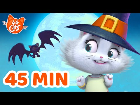 44 Cats 👻 Halloween Tales: Little Ghosts and Spooky Mysteries! | Full Episodes