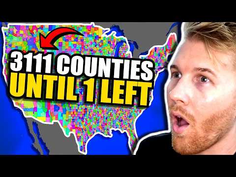 USA COUNTY WAR: 3111 Counties, 1 Winner! (World War Simulator)