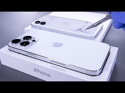 iPhone 14 Pro Max vs Nothing Phone 2 Unboxing - ASMR