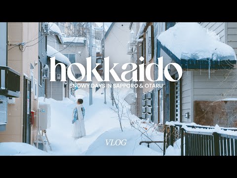 A winter trip to snowy sapporo and otaru , Japan | 9 cafes tour in Sapporo