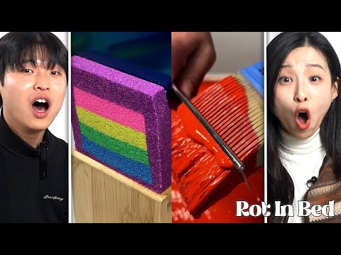 Koreans React to ASMR That Breaks Your Brain | Rot In Bed