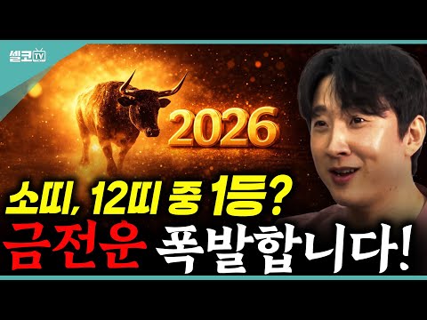 (댓글이벤트)🐮2026년 신년 운세, 소띠 역대급 초대박! "큰 한 방으로 돈방석에 앉습니다" (한울도령)