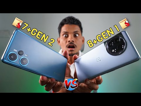 Snapdragon 7+ Gen 2 vs Snapdragon 8+ Gen 1| Poco F5 beats OnePlus 11R 😮