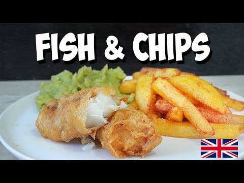 FISH AND CHIPS |BRITISH FISH AND CHIPS |HOW TO MAKE FISH AND CHIPS AT HOME