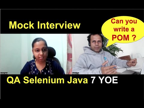 Mock Interview | QA Automation Selenium | 7 YOE | Raghav Pal