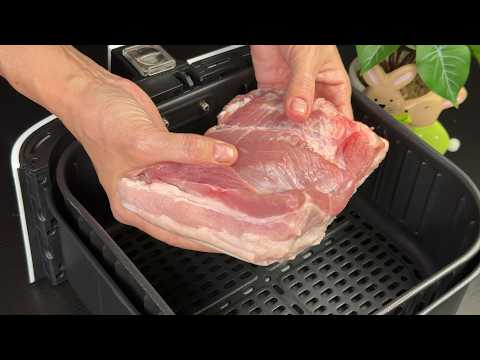 Air Fryer Crispy Pork Belly Recipe | The Secret Hack
