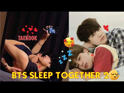 When BTS Sleep Together part 2| BTS cute funny sleeping moments