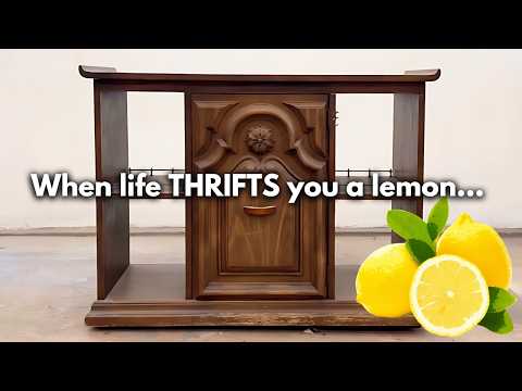 When Life THRIFTS You A Lemon… | Bright, Bold Furniture Makeover