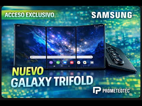Primer Vistazo al Samsung Galaxy Z TriFold 🤯 | Acceso de Prensa en UNVEILED CES 2026
