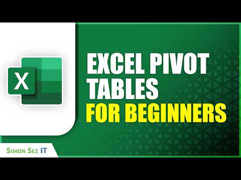 Excel Pivot Table: +2 Hrs Beginner Course in 2025