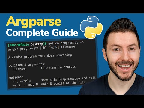 Python Argparse Module - Create CLI and Run Scripts With Command Line Arguments