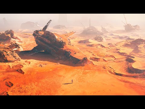 Первый человек рождён на Марсе, но мечтает попасть на Землю.