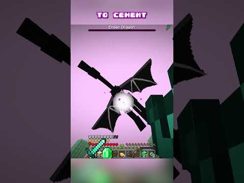 Minecraft Ender Dragon DESTROYED With Giant Sword?