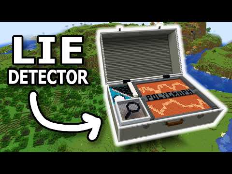 I Made a LIE DETECTOR in Minecraft!! (and used it on my friends)