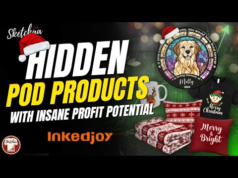I Found Hidden POD Products With INSANE Profit Potential | Inkedjoy Christmas 2025