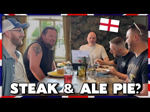 Americans Experience A British Meal FIRST TIME EVER | WOW!!
