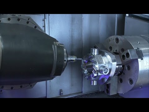 Cutting Tools  CNC Mill Turn Working Process 5 Axis Machining Center