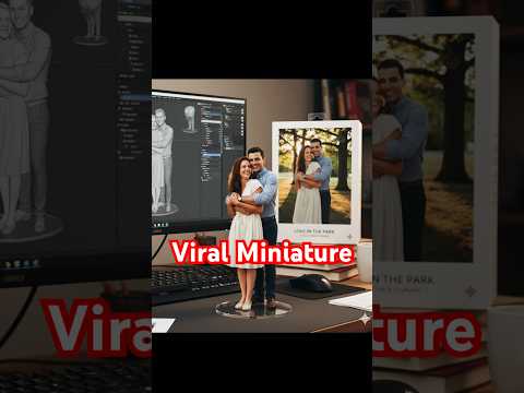 Trending Instagram Viral figurine 3D Photo Editing | Google Gemini Viral Photo Editing  #ai​ #gemini