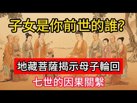 子女是你前世的誰？地藏菩薩揭示母子輪回七世的因果關繫！#佛學 #正能量 #菩提解脫道 #佛教文化 #佛教故事 #人生感悟