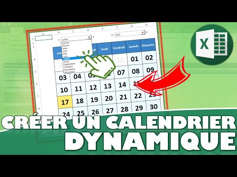 Comment créer un calendrier sur Excel ?