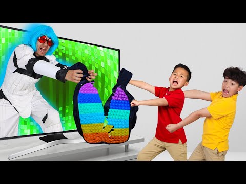 Eric & Kaden Stops the Hacker in Robot Vacuum Chase! 🤖🏃‍♂️