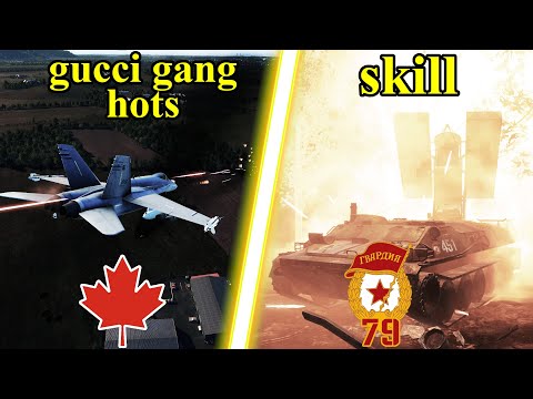 HUGE Canadian F-18 AIR SPAM - Warno 1v1