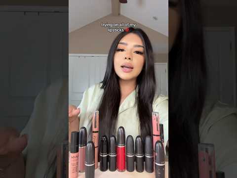 Which one was your favorite?💄#makeup #lipstick #lipcombo@nyxcosmetics @maccosmetics @Sephora