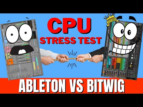 Ableton VS Bitwig: CPU Stress test. Leaving Ableton after 2 weeks with Bitwig.
