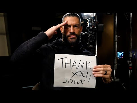 John Cena receives a heartfelt farewell from Roman Reigns, Brock Lesnar, CM Punk, Triple H and more