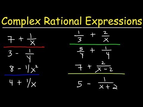 Simplifying Complex Rational Expressions