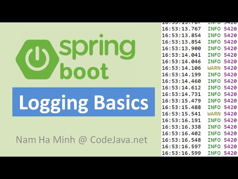 Spring Boot Logging Basics