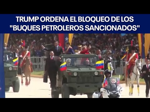 Trump ordena bloqueo de “buques petroleros sancionados” que se dirijan a Venezuela🚢 | FOX 7 Español