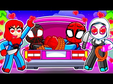 Crazy Spidey Fan Girls KIDNAPPED SPIDERMAN & MILES In Roblox....