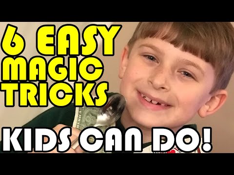 6 EASY Magic Tricks KIDS CAN DO!
