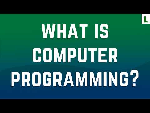Introduction to Computer Programming | What is it? Programming Language Types