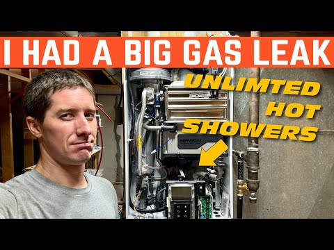 BIG Gas Leak In My New House Today But I Got HOT WATER