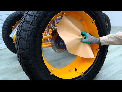 Build Awesome Trike Use Transparent Rim And High Power Engine 350cc