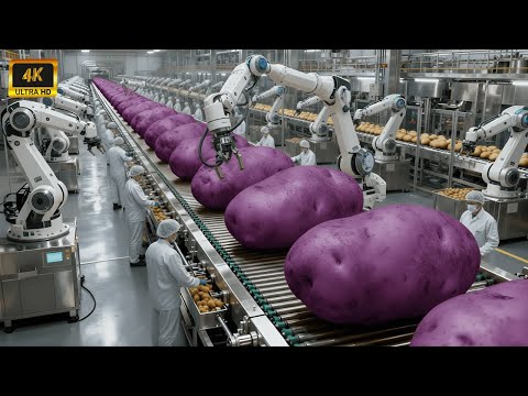 Inside a Potato Chip Factory: Whole Potatoes to Sealed Snack Bags (Full Process)