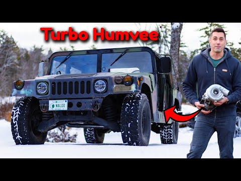 Turbocharging my Military Surplus Humvee (US Army M1097)