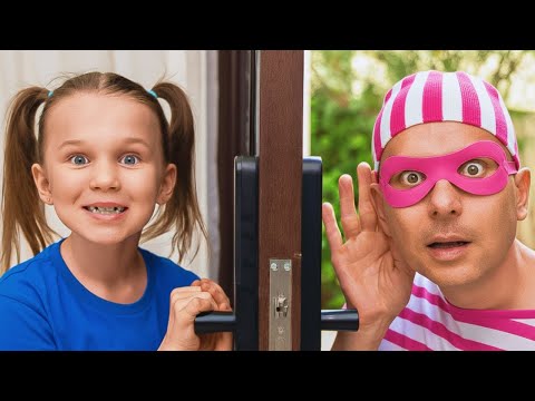 Stephi home alone: beware of strangers, homework time, healthy snacks