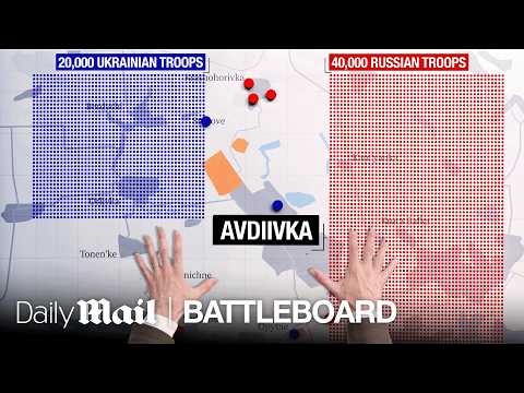 How Ukraine Mastered FPV Drone Tactics in Battle for Avdiivka | Battle Board | Daily Mail