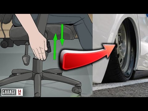 We make adjustable suspension using office chair cylinders