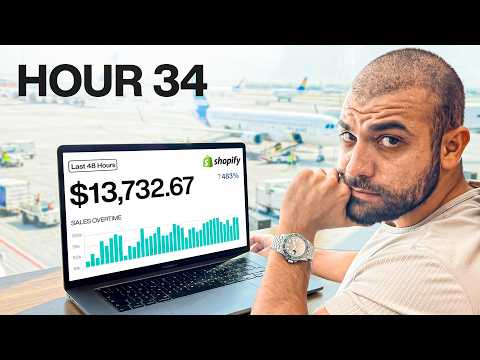 I Tried AI Dropshipping for 48 Hours While Traveling (Insane Results)