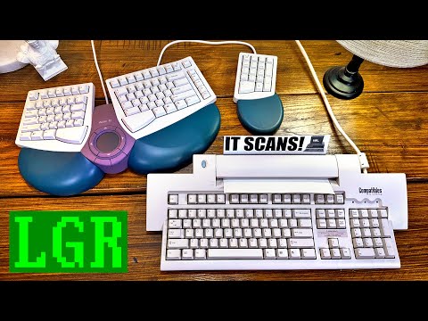 Weird 90s PC Keyboards - The Scanner & 𝗧𝗛𝗘 𝗙𝗨𝗧𝗨𝗥𝗘