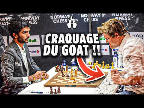 Magnus Carlsen FRAPPE la table de COLÈRE vs Gukesh 🤬🤬🤬
