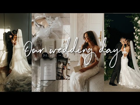 OUR WEDDING DAY VLOG 💍🕊️✨🥺