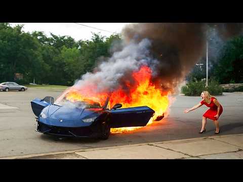 Teure Fails mit Supersportwagen auf Kamera festgehalten