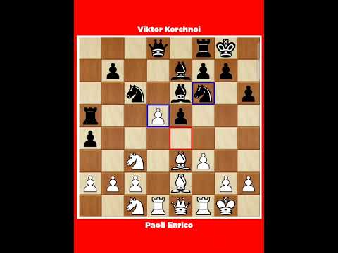 Paoli Enrico vs Viktor Korchnoi √ It Bucharest Romania, 1954.