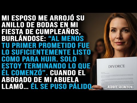 El esposo me arrojó su anillo riéndose: “Tu prometido fue listo al huir”. El abogado llamó, él se...