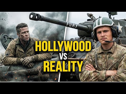 Real Army Tanker's FIRST TIME Watching FURY (2014) | First Time Movie Reaction - React Like Barry